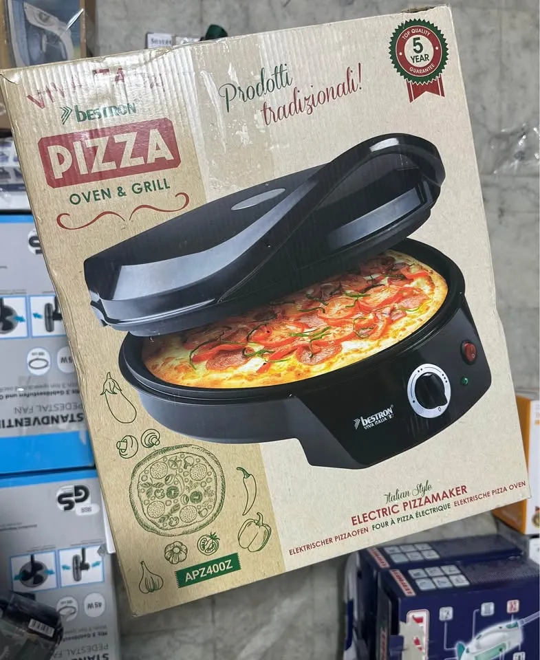 صانعة بيتزا وشواية Bestron Viva Italia