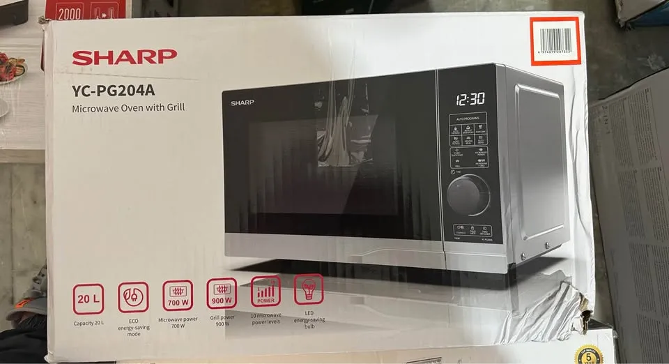 يكروويف Sharp (2 في 1)  الشواء  📢وفرن