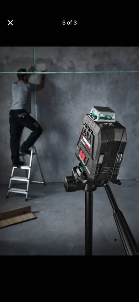 Parkside performance 4 V battery-powered cross line laser