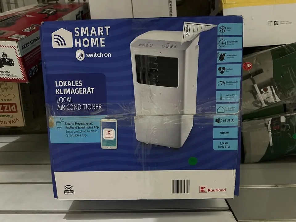 مكيف هواء متنقل ذكي (Smart Local AC) - قوة 9000 BTU!