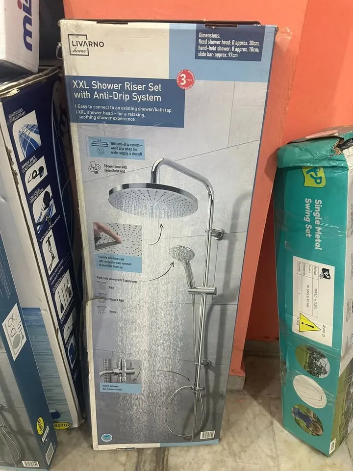 🚿 طقم دوش XXL مودرن (LIVARNO home)!