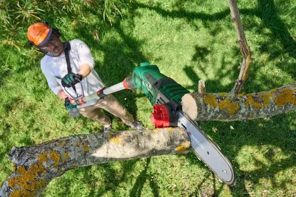 منشار أغصان تلسكوبي باركسايد 20 فولت (PAHE 20-Li E5) Parkside