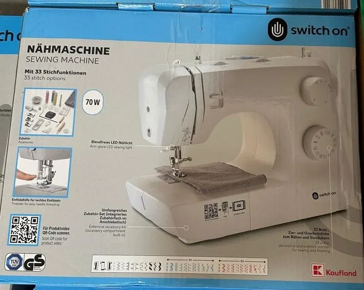 ماكينة خياطة Switch On Sewing Machine